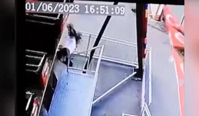 Yer Erzurum; hareket halindeki gondola binmeyen çalıştı, vefattan döndü