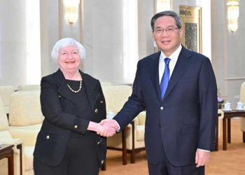 ABD Hazine Bakanı Yellen, Çin Başbakanı Li ile bir ortaya geldi