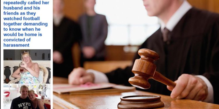 Arkadaşları ile maç izleyen kocasını tekraren kere arayan konut hanımı ‘tacizden’ karar giydi!