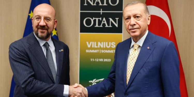 Avrupa Kurulu Lideri Michel’den Cumhurbaşkanı Erdoğan ile görüşmesine ait açıklama