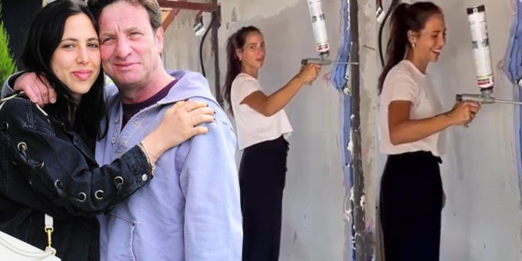 Babası paylaştı… Zehra Çilingiroğlu şantiyede!