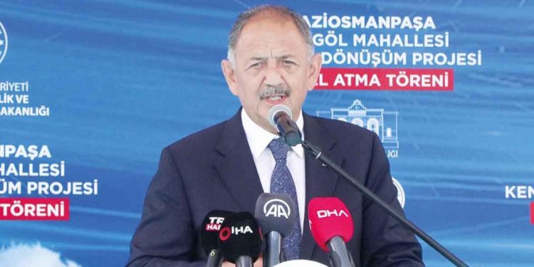 Bakan Özhaseki’den dönüşüm açıklaması… “1.5 milyon konutu yenilemek durumundayız”