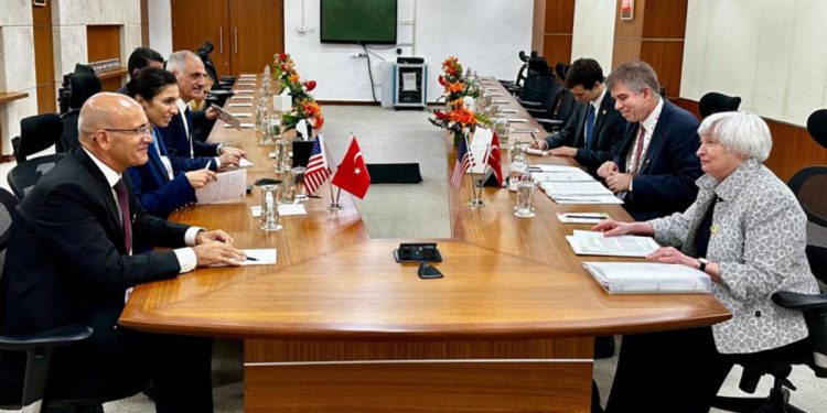 Bakan Şimşek, Yellen ile görüştü