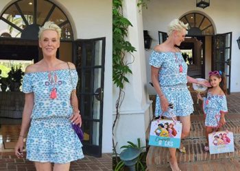 Beşinci defa anne olunca “piyangoyu tutturdum” demişti: Ünlü yıldız 60’ıncı doğum gününü 5 yaşındaki küçük kızıyla bu türlü kutladı