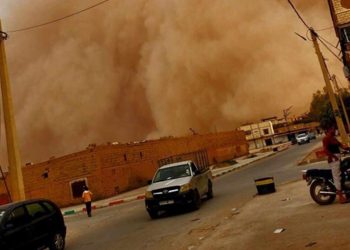 Cezayir’de şiddetli kum fırtınası