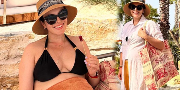 Ezgi Mola’dan gebe pozu! Bebek göründü…