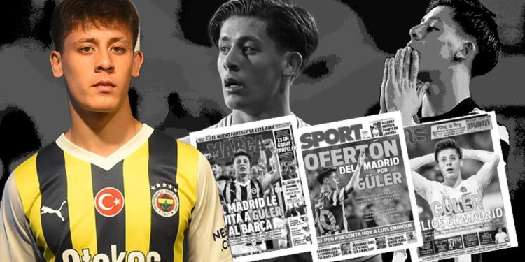 Fenerbahçe’den ayrılmaya hazırlanan Arda Güler, İspanya manşetlerinde! ‘Real Madrid, Barcelona’ya gitmesin diye çıldırdı’
