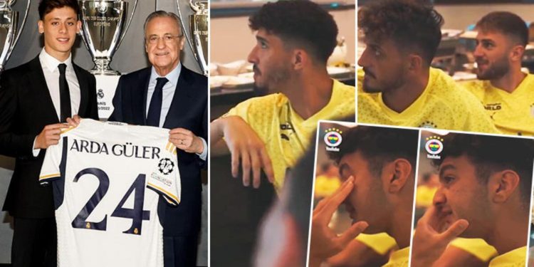 Fenerbahçeli futbolcular, Arda Güler’in imza merasimini canlı izledi! Yiğit Efe Demir’in gözyaşları…