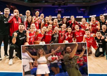 Filenin Sultanları’nın yarı finale yükseldiği maçta renkli görüntüler! Teksaslılar Erik Kısmı oynadı