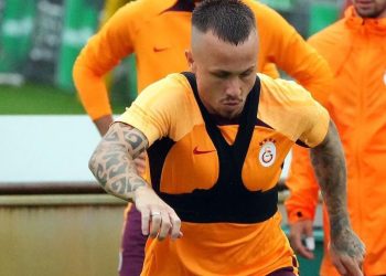 Galatasaray’ın yeni transferi Angelino birinci idmanına çıktı