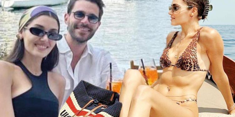 Hande Erçel ile Hakan Sabancı’nın İtalya’da tekne keyfi