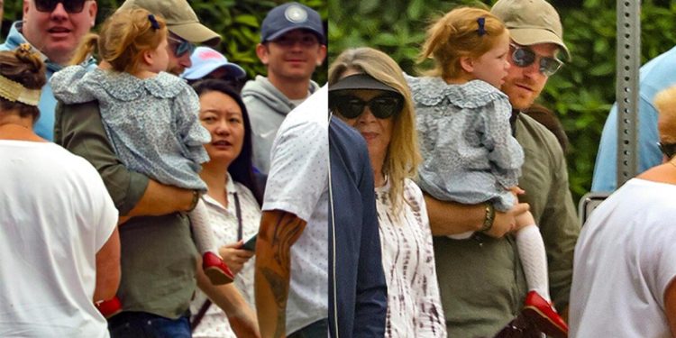 İngiliz prenses artık düzgünce Amerikalı oldu: Babasının kucağında Bağımsızlık Günü kutlamalarında!