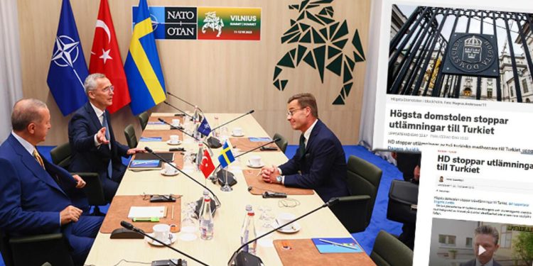 İsveç’ten bir skandal karar daha! Teröristlerin iadesi durduruldu…