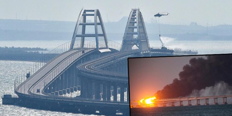 Kırım ve Rusya’yı birbirine bağlayan Kerç Köprüsü’nde peş peşe patlamalar
