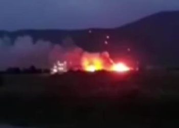 Kırım’da askeri üste yangın! Binlerce kişi tahliye edildi…
