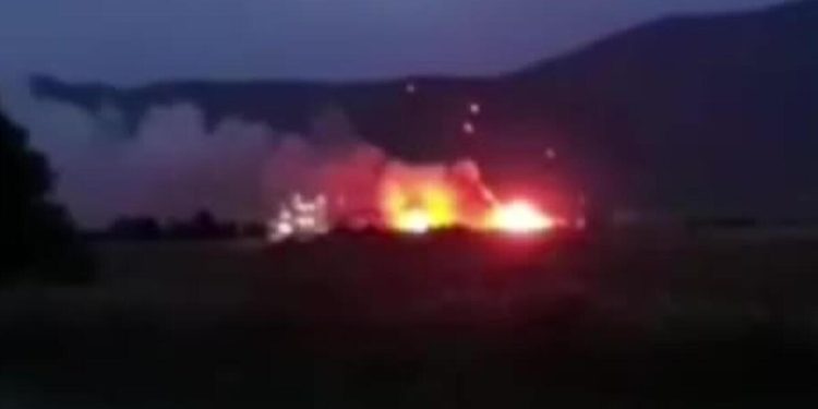 Kırım’da askeri üste yangın! Binlerce kişi tahliye edildi…