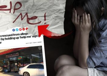 Kız çocuğunun elindeki ‘Yardım edin’ yazan kağıt kesimini görenler polisi aradı! Kan donduran olay…