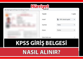 KPSS imtihan giriş dokümanı nasıl alınır? Siyah beyaz ve renkli imtihan giriş yerleri dokümanı ayrıntısı