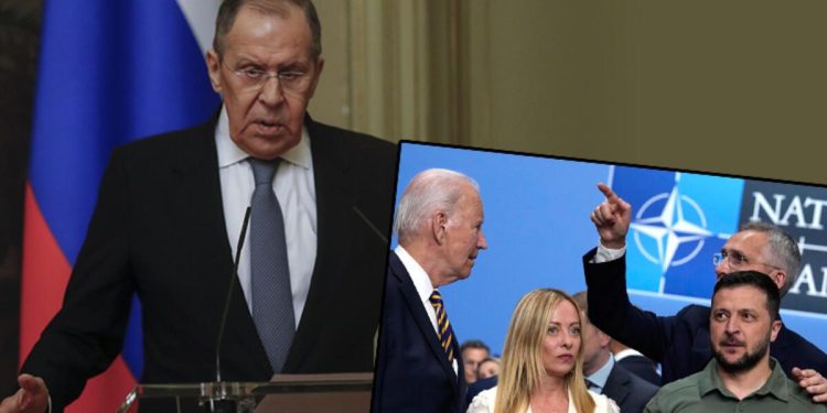 Kritik NATO zirves sonrası Lavrov’dan dünyayı alarma geçiren kelamlar: Rusya nükleer tehdit olarak değerlendirecek!