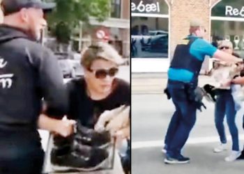 Kuran’a saldırıyı önlemek isteyen bayana gözaltı