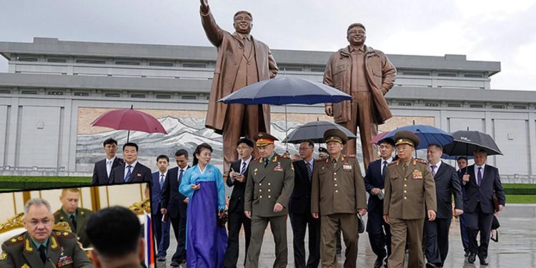 Moskova’dan kritik temas… Rusya Savunma Bakanı Şoygu, Kuzey Kore’de