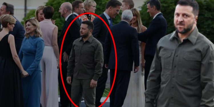 NATO tepesinde tek başına! Zelenski’den dikkat çeken kare…