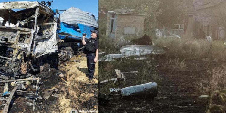 Odessa’ya hava saldırısı: 100 ton bezelye ve 20 ton arpa imha edildi