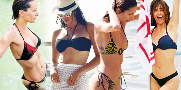 Sedef Avcı, Güzide Duran, Şevval Şahin ve Aslıhan Malbora tatile çıktı… Plajlar podyuma döndü