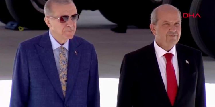 Son dakika… Cumhurbaşkanı Erdoğan KKTC’de