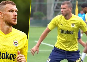 Son Dakika: Fenerbahçe’de Edin Dzeko birinci idmanına çıktı!