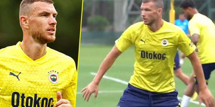 Son Dakika: Fenerbahçe’de Edin Dzeko birinci idmanına çıktı!