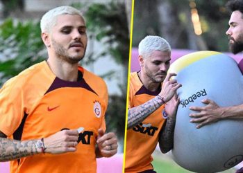 Son Dakika: Galatasaray’da Mauro Icardi birinci idmanına çıktı!