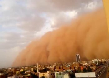 Sudan’da kum fırtınası tesirli oldu