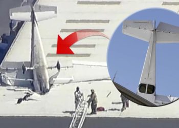 Uçak burun üstü çakıldı, pilot yürüyerek dışarı çıktı! Mucize kurtuluş…