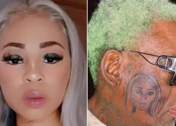 Ünlü basketbolcu sevgilisinin fotoğrafını yüzüne dövme yaptırdı: Neden olmasın?