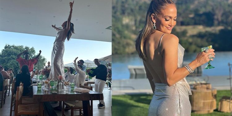 Yıllar geçiyor lakin o yaşlanmıyor: Jennifer Lopez doğum gününde masada dans etti