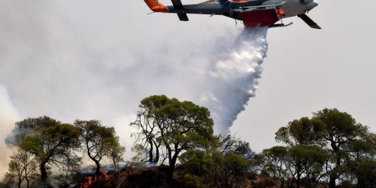 Yunanistan’da son 24 saatte 66 orman yangın