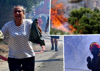 Yunanistan’daki yangınlarda son durum… CNN muhabiri canlı yayında anlattı: Bir ada kül oldu!