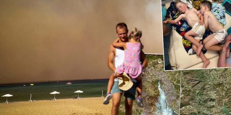 Yunanistan’dan acı itiraf:… Uydu imgeler felaketin boyutunu gözler önüne serdi! Turistlerin ‘kaçış’ için bekleyişi sürüyor