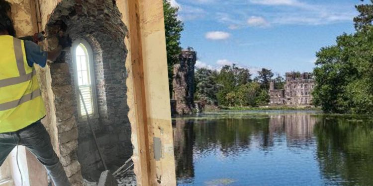 850 yıllık şatoda kapalı  oda bulundu