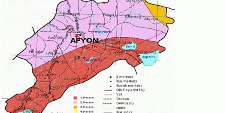 Afyon zelzele bölgesi mi? Afyonkarahisar’da fay çizgisi var mı?
