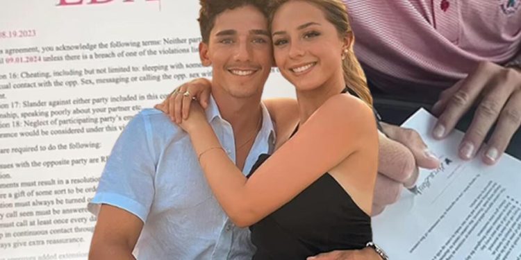 Aldatılmamak için erkek arkadaşına kontrat imzalattı: İkram gönderme mecburiliği bile var!