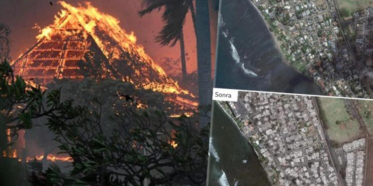 Cennet cehenneme dönüştü! Hawaii yangınlarında can kaybı 53’e yükseldi…