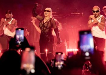 Christina Aguilera ile coştular