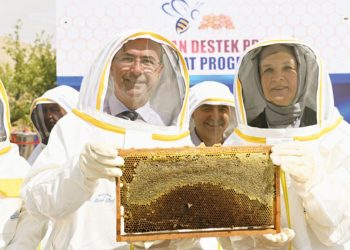 Eğribayat’ta birinci bal hasadı