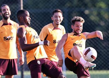 Galatasaray, Olimpija Ljubljana maçının taktiğini çalıştı