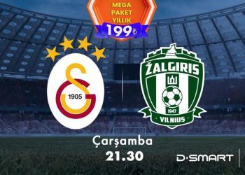 Galatasaray-Zalgiris maçı yalnızca D-Smart ve D-Smart GO’da
