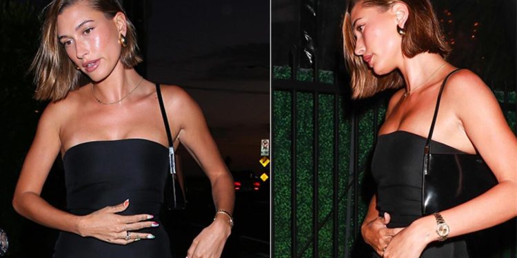 Gece gezmesinde karnını tutunca söylenti yayıldı: Kesin gebe ancak bunu saklıyor!