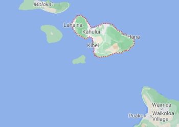 Hawaii Maui adası nerede? Hawaii Maui adası harita üzerindeki pozisyonu