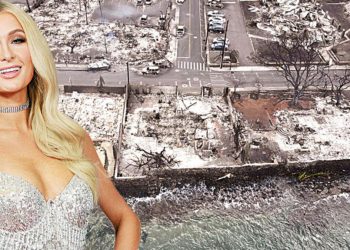 Hawaii yanarken deniz keyfi yaptı